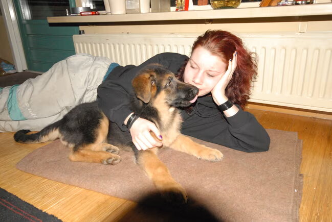 En toen asha nog een kleine asha was!!