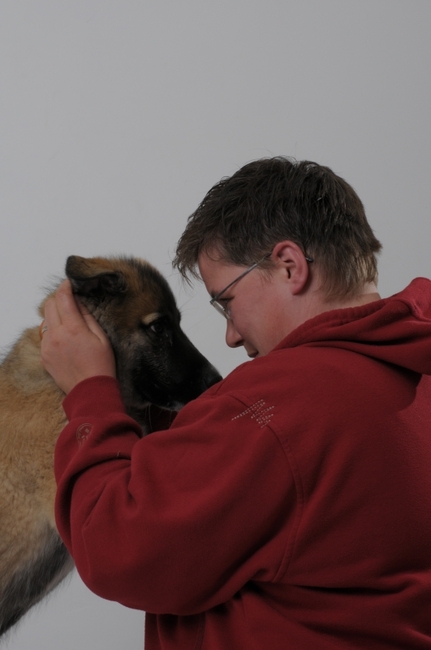 TANQ en ik de dag voor hij naar zijn nieuwe baasje (Ruud & Tamara, Sammie, Loesje en Loek) ging.