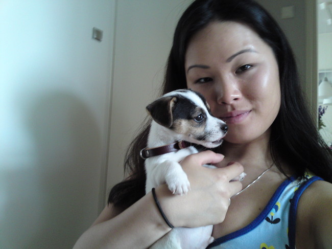 Hier ben ik best een stoere pup al zeg ik het zelf! ;)