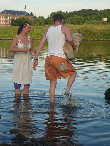 Zó, jij gaat even lekker zwemmen!