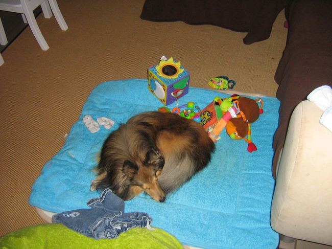 baby in bed, speelmat voor mij