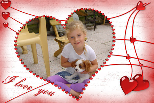 Klein dochter Indy met (Binky 2 maanden)