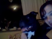 honden foto van baasje van diva